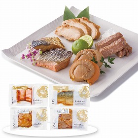 【お歳暮2025】新潟小川屋 お魚とお肉の焼漬詰合せ SZB3 9808-015 和風惣菜【送料込み】【お届け不可地域:北海道・沖縄・離島】