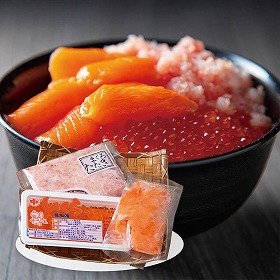 海鮮丼の具セット いくら サーモン まぐろたたき 6369-35 4824-292 和風惣菜 丼【送料込み】【二重包装不可】【お届け不可地域：北海道・沖縄・離島】