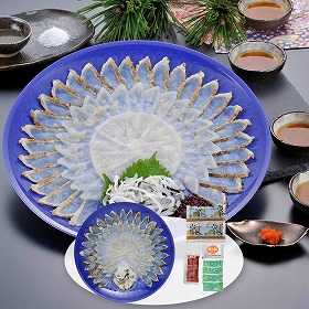 食楽庵ふる川 ふく刺三種盛り 4人前 25食楽刺 4828-719 フグ【送料込み】【二重包装不可】【お届け不可地域：北海道・沖縄・離島】