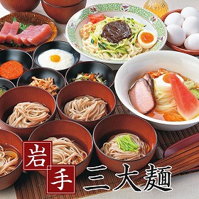 岩手三大麺 SKO わんこそば 盛岡冷麺 じゃじゃ麺 麺 詰合せ【送料込み】【お届け不可地域：沖縄・離島】【期間限定】