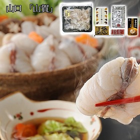 山口 山賀 トラフグちりとトラフグ焼き塩造り ふぐ【送料込み】【二重包装不可】【お届け不可地域：離島】