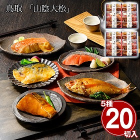 鳥取 山陰大松 氷温熟成 煮魚・焼魚ギフトセット10切 ×2セット 和風惣菜 魚料理【送料込み】【二重包装不可】【お届け不可地域：離島】