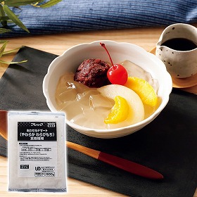 味の素 冷凍 あわせるデザート やわらか わらびもち 食物繊維 500g 和菓子 スイーツ【送料込み】【二重包装不可】