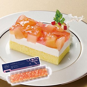 味の素 冷凍 フリーカットケーキ アップル＆ピーチ 480g スイーツ 洋菓子 ホームパーティー 業務用【送料込み】【二重包装不可】