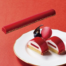 味の素 冷凍 フリーカットケーキドーム・オ・フランボワ 319G スイーツ 洋菓子 ホームパーティー 業務用【送料込み】【二重包装不可】