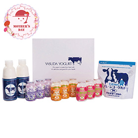 【母の日2026】ヤスダヨーグルトギフト S2464 1851-464 ヨーグルト 詰合せ【送料込み】【二重包装不可】【お届け不可地域：北海道・沖縄・離島】【お届け日時指定不可】