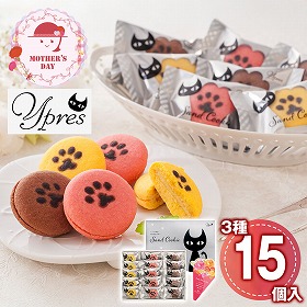 【母の日2026】イーペルの猫祭り サンドクッキー M-YJ-CB スイーツ 洋菓子 焼菓子【送料込み】【二重包装不可】