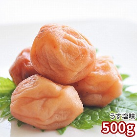中田食品 梅道 紀州南高梅 うす塩味 500g 255 1896-014 梅干し 梅【送料込み】【お届け不可地域：北海道・沖縄・離島】