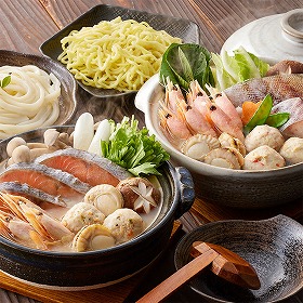 石狩鍋＆海鮮ちゃんこ鍋 食べ比べセット 0080708 1896-937 惣菜 鍋セット【送料込み】【二重包装不可】【お届け不可地域：北海道・沖縄・離島】