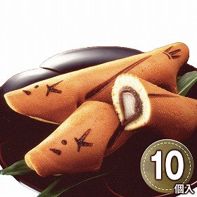 菓心谷常 鮎のささやき若鮎10本 1897-941 和菓子 スイーツ【送料込み】【お届け不可地域：北海道・沖縄・離島】