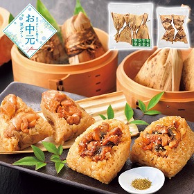 【お中元2026】うなぎおこわ＆赤鶏ちまきセット 鰻 和風惣菜【送料込み】【二重包装不可】【お届け不可地域：離島】_819