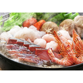 「豊後絆屋 大分海鮮あご出汁寄せ鍋セット」【送料込み】