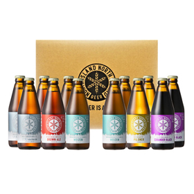 北海道特産品 ノースアイランドビール 5種飲みくらべセット (12本入り)【送料込み】