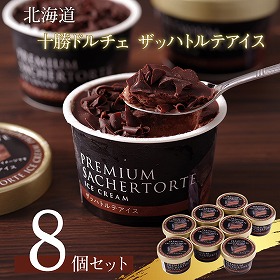 北海道 十勝ドルチェ ザッハトルテアイス 8個セット 詰め合わせ【送料込み】