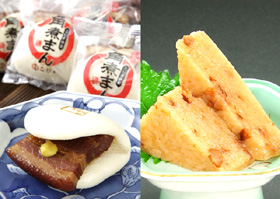 長崎県名産品 角煮 角煮まん・角煮ちまき詰合せ (角煮まん90g×5ヶ、角煮ちまき80g×5ヶ入)(S4)【送料込み】