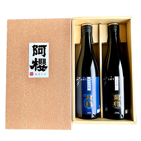 秋田 「阿櫻」 大吟・純大吟詰合せ 720ml×2本【送料込み】