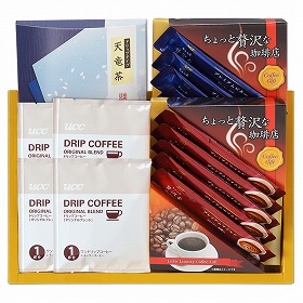 AGF UCCコーヒー ドリップ緑茶 珈琲 コーヒー お茶 緑茶【送料込み】
