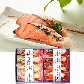氷温熟成 境港サーモン２種セット 和風惣菜 サケ【送料込み】【お届け不可地域：離島】