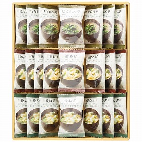 美味心 フリーズドライ味噌汁ギフト TK-BE 4219-047 和風惣菜 みそ汁【送料込み】【お届け不可地域：北海道・沖縄・離島】