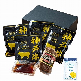 【父の日2025】神戸ビーフカレー＆北海道産ローストビーフ詰合せ 3826-50 4997-324【送料込み】【二重包装不可】【お届け不可地域：北海道・沖縄・離島】【お届け日時指定不可】