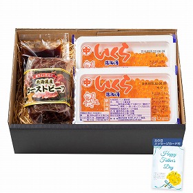 【父の日2025】【北海道産】ローストビーフ&いくら詰合せ 3823-50 4997-425 惣菜 詰合せ【送料込み】【二重包装不可】【お届け不可地域:北海道・沖縄・離島】【お届け日時指定不可】
