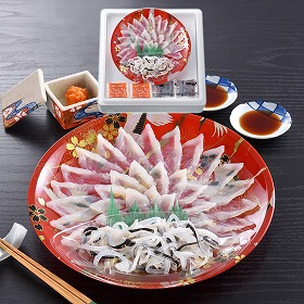 関とら本店 とらふく刺身セット（22cm皿） 魚介 詰合せ【送料込み】【二重包装不可】【お届け不可地域：離島】