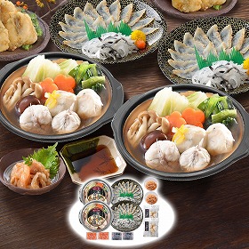 関とら本店 ふくたたき刺身とふく個食鍋セット 魚介 フグ【送料込み】【二重包装不可】【お届け不可地域:離島】