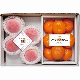 【お中元2025】山梨県産 桃&ハウスみかん Y14-3B フルーツ 果物 詰合せ【送料込み】【二重包装不可】【お届け不可地域:離島】【お届け日時指定不可】_660