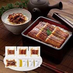 【お歳暮2025】鰻楽 九州産うなぎ蒲焼切身3枚&めしの具 ごぼう入 セット 9846-015 和風惣菜 蒲焼き【送料込み】【二重包装不可】【お届け不可地域:北海道・沖縄・離島】