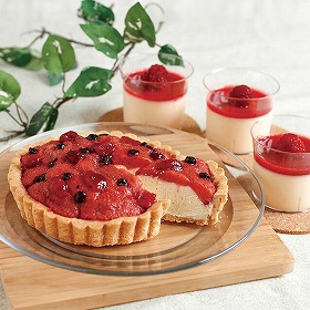 乳蔵 北海道ミックスベリータルト・木苺プリン 440174 4821-272 スイーツ 洋菓子【送料込み】【二重包装不可】【お届け不可地域：北海道・沖縄・離島】