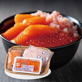 海鮮丼の具セット いくら サーモン まぐろたたき 6370-40 4824-305 和風惣菜 丼【送料込み】【二重包装不可】【お届け不可地域：北海道・沖縄・離島】