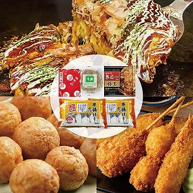 ザ・大阪！粉もん＆串カツ食い倒れセット＜5品＞ 6607-50 4828-290 和風惣菜 詰合せ【送料込み】【二重包装不可】【お届け不可地域：北海道・沖縄・離島】