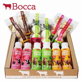 Bocca 2個入プリン＆飲むヨーグルト 6本セット 牧家 スイーツ ヨーグルト 詰合せ 北海道【送料込み】【二重包装不可】【お届け不可地域：沖縄・離島】