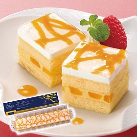 味の素 冷凍 フリーカットケーキマンゴーアルフォンソマンゴーピューレ使用390g スイーツ 洋菓子 ホームパーティー 業務用【送料込み】【二重包装不可】