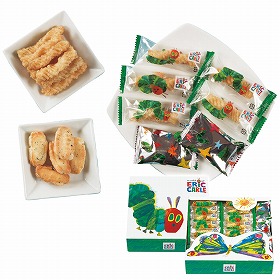 はらぺこあおむし おやつアソート HA-15S 1194-054 ひねり揚げ おかき 和菓子【送料込み】【お届け不可地域：北海道・沖縄・離島】