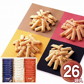 榮太樓總本鋪 ピーセン 26袋入 1197-050 あられ おかき 和菓子【送料込み】【お届け不可地域：北海道・沖縄・離島】