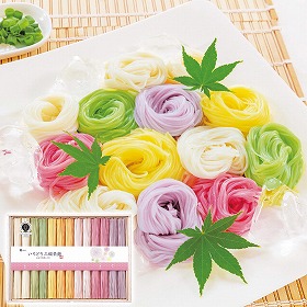 池利 いろどり三輪素麺 CL-30A 1244-051 麺 そうめん【送料込み】【お届け不可地域：北海道・沖縄・離島】