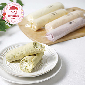 【母の日2026】5色のふわふわステックロール 440333 1851-351 スイーツ 洋菓子【送料込み】【二重包装不可】【お届け不可地域：北海道・沖縄・離島】【お届け日時指定不可】