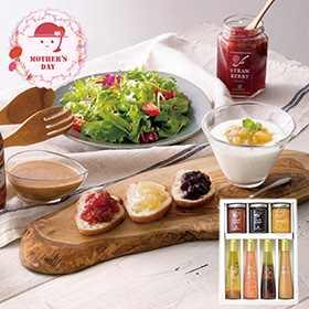 【母の日2026】ジャム・ドレッシング詰合せ JD-04AP 1854-799 調味料 セット【送料込み】【二重包装不可】【お届け不可地域：北海道・沖縄・離島】【お届け日時指定不可】