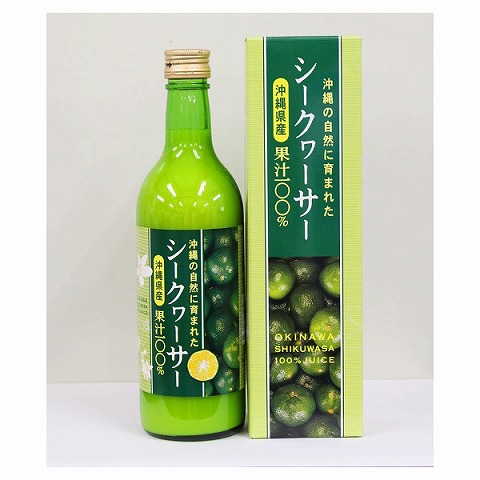 沖縄名産品 沖縄の自然に育まれたシークヮーサー沖縄県産果汁100%【送料込み】【配達不可地域:北海道】