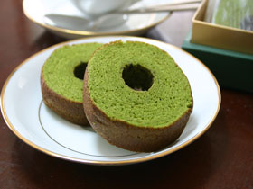 京都銘菓 茶游堂 抹茶バームクーヘン10個入り【送料込み】