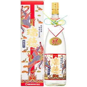 琉球泡盛 瑞穂 熟成3年古酒 25度1800ml 純金箔入り【送料込み】