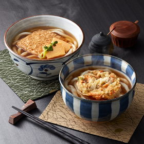 香川・小豆島 「うす家」 きつね＆かき揚げ手延うどん2種セット【送料込み】