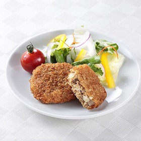 神奈川 駿河屋本舗 レンジで簡単 鎌倉黄金メンチ 200g(40g×5)×5 コロッケ 冷凍 レンジで温めるだけ 冷凍食品【送料込み】