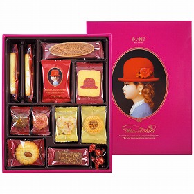 赤い帽子 ピンク 2193-023 スイーツ 洋菓子 焼菓子 クッキー チョコレート【送料込み】【お届け不可地域：北海道・沖縄・離島】