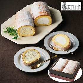 新杵堂 スーパースターロール＆マロンスターロール スイーツ ロールケーキ【送料込み】【お届け不可地域：離島】