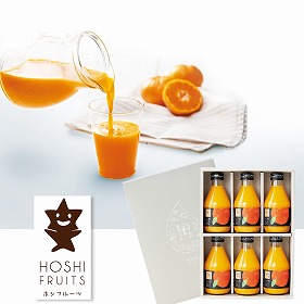 ホシフルーツ にほんのご馳走果実ジュース 山口島そだち（蜜柑） ６本 飲料 フルーツジュース【送料込み】【お届け不可地域：離島】