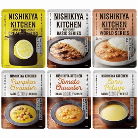 ニシキヤキッチン カレーとスープ6種セット 4248-012 洋風惣菜 レトルト 詰合せ【送料込み】【お届け不可地域：北海道・沖縄・離島】