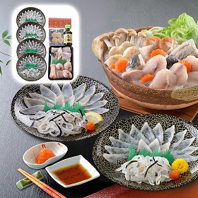 関とら本店 ふく薄造りとちり鍋詰合せ 魚介 フグ【送料込み】【二重包装不可】【お届け不可地域:離島】
