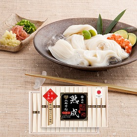 奈良 池利 三輪素麺 熟成二年物 50g×28 麺 そうめん【送料込み】【二重包装不可】【お届け不可地域：離島】